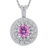 Pink Moissanite