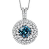 Blue Moissanite