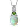 Ethiopian Welo Opal & Chrome Diopside