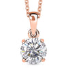 Rose Gold Over Sterling Silver