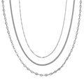 Set of 3 Chain Necklace (16, 18 & 22 Inches) - Sticky add to cart bar