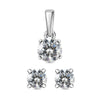 Rhodium Over Sterling Silver