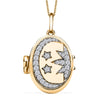 Yellow Gold Over Sterling Silver