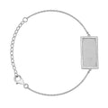 999 Platinum Bar 1g with 10K White Gold 2.05g Bracelet (6.50-8.0In) - Sticky add to cart bar