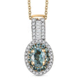 Luxoro AAA Narsipatnam Alexandrite and G-H I2 Diamond 1.15 ctw Pendant Necklace 20 Inches in 10K Yellow Gold - Sticky add to cart bar