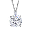 Rhodium Over Sterling Silver
