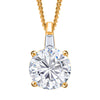 Yellow Gold Over Sterling Silver