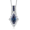 Blue Moissanite