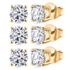 Yellow Gold Over Sterling Silver