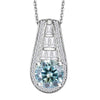 Blue Moissanite