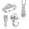Rhodium Over Sterling Silver