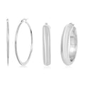 Set of 2 Earrings in Stainless Steel - Sticky add to cart bar