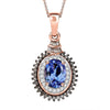 Tanzanite & Champagne Diamond