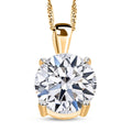 Luxuriant Lab Grown Diamond E-F VS 4.00 ctw Pendant Necklace in 14K Yellow Gold 20 Inches - Sticky add to cart bar