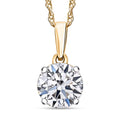 Luxuriant Lab Grown Diamond E-F VS 1.00 ctw Pendant Necklace in 14K Yellow Gold 20 Inches - Sticky add to cart bar