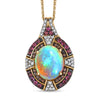 Ethiopian Welo Opal & Rubellite
