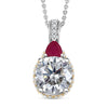 Moissanite & Niassa Ruby