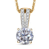 Yellow Gold Over Sterling Silver