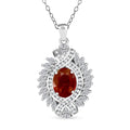 One Time Only Kashmir Kyanite, White Zircon Pendant Necklace (20 Inches) in Rhodium Over Sterling Silver 7.75 ctw - Sticky add to cart bar