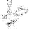Platinum Over Sterling Silver