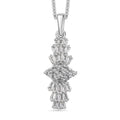 Karis Golconda Topaz 1.30 ctw Ballerina Pendant in Platinum Bond with Stainless Steel Necklace 20 Inches - Sticky add to cart bar
