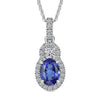 Tanzanite & Lab Grown Diamond