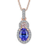Tanzanite & Lab Grown Pink Diamond