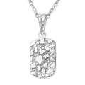 Bar Pendant Necklace in 10K White Gold 1.50 Grams 20 Inches - Sticky add to cart bar