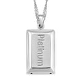 Bar Pendant Necklace in 950 Platinum 6.80 Grams 18 Inches - Sticky add to cart bar