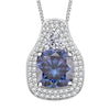 Blue Moissanite