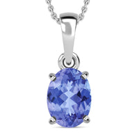 Timeless Solitaire Pendant Necklace 20 Inches