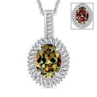 Rhapsody AAAA Turkizite and E-F VS2 Diamond Pendant Necklace 20 Inches in 950 Platinum 1.51 ctw