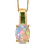 Ethiopian Welo Opal & Chrome Diopside