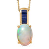 Ethiopian Welo Opal & Masoala Sapphire