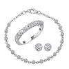 Rhodium Over Sterling Silver
