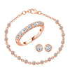 Rose Gold Over Sterling Silver