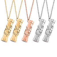 Set of 5 Simulated Multi Color Diamond Kaleidoscope Pendant Necklace in ION Plated YG, RG and Stainless Steel (30-32 Inches) 4.00 ctw (Del. In 10-12 Days)