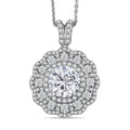 D'Joy Moissanite 4.00 ctw Pendant Necklace 20 Inches - Sticky add to cart bar