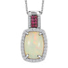 Ethiopian Welo Opal & Rubellite