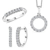 Rhodium Over Sterling Silver