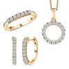 Yellow Gold Over Sterling Silver
