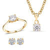 Yellow Gold Over Sterling Silver