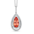Chairman Vault Collection Certified & Appraised Rhapsody AAAA Imperial Topaz and E-F VS Diamond 8.95 ctw Pendant Necklace in 950 Platinum 13.93 Grams 18 Inches - Sticky add to cart bar
