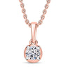 Rose Gold Over Sterling Silver