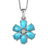 Rhodium Over Sterling Silver