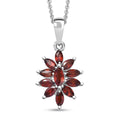 D'Joy Mozambique Garnet Pendant Necklace - Sticky add to cart bar