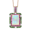 Ethiopian Welo Opal & Tsavorite Garnet