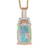 Ethiopian Welo Opal & Yellow Diamond