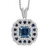 Blue Moissanite