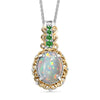 Ethiopian Welo Opal & Chrome Diopside